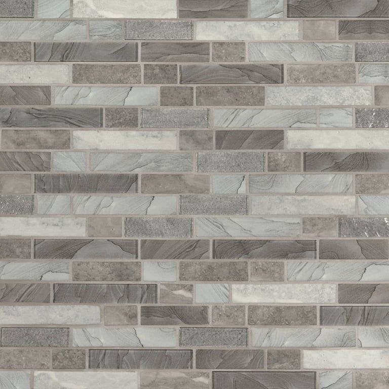 Tarvos Interlocking 11.81 in. x 11.81 in. x 6 mm Glass Mesh-Mounted Mosaic Tile (14.55 sq. ft. / case) Tarvos Interlocking 11.81 in. x 11.81 in. x 6 mm Glass Mesh-Mounted Mosaic Tile (14.55 sq. ft. / case)