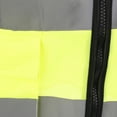 thumbnail image 4 of Chaleco Reflectante Seguridad Nocturna Seguridad Ciclismo Ciclismo Alto Cremallera L XL Amarillo fluorescente XXL Sharpla Chaleco reflectante de seguridad, 4 of 8