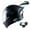 Carbon Fiber Black + Bluetooth, variant on 1Storm Motorcycle Modular Full Face Flip up Dual Visor Helmet + Spoiler + Motorcycle Bluetooth Headset: HJK316 Carbon Fiber Black