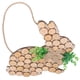 thumbnail image 4 of Letrero colgante de conejito de Pascua, Material de boj, Color madera, teñido artesanal, 33,5x33x0,5 cm, decoraciones para puerta de Pascua, 4 of 5