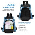 thumbnail image 6 of FORMRS Women's Travel Backpack Purse Anti-Theft Hidden Pockets Casual Shoulder Bag, Baseballs Pattern, 6 of 7