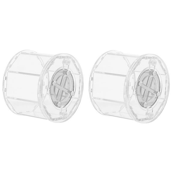 Transparent Acrylic Insect Feeding Box for Reptile Observation and Storage Use with Ventilation