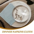 thumbnail image 5 of SEWACC 12pcs Dark Grey Weddings Napkins Polyester Water Absorption Parties Households, 5 of 5