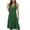 Green, variant on Tumotour Summer Tank Dress for Women Women's Fashion Bohemian V-Neck Loose Sleeveless Solid Mini Length Dress