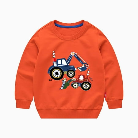 

Geire New Style Children Boys Sweatshirts Casual Long Sleeve Crewneck Cartoon Printed Korean Version Spring Fall Clothing Top