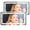 White, variant on SINGARO Car Sun Visor Vanity Mirror - Rechargeable Makeup Mirror with 60 LEDs, 3 Light Modes & Dimmable Touch Control for Cars, Trucks, SUVs, Car Interior Accessories for Women (Black)