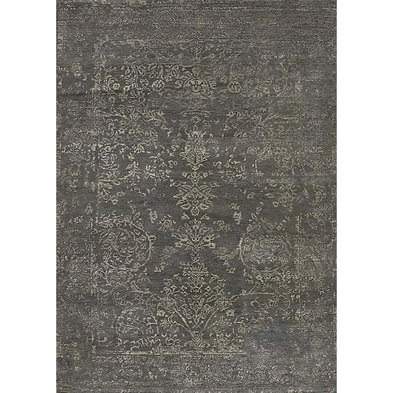 Ahgly Company Machine Washable Indoor Rectangle Industrial Modern Taupe Brown Area Rugs, 2' x 3'