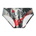 thumbnail image 5 of LLDYYDS Mens Canada Swim Briefs Canadian Maple Leaf Flag Graphic 1st July Patriotic Beach Triangle Bikini Swimwear with Drawstring, 5 of 5