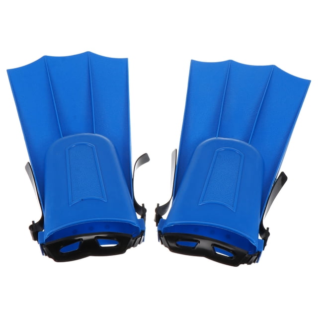 ADDHAT 1Par Aletas De En Azul Con Láminas Flexibles Y Protección Ergonómica Para Adultos