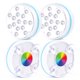 thumbnail image 4 of Luz LED Sumergible Paquete de 2 Lámparas Sumergibles LED Decorativas RGB de 13 LED 8,5 cm, 4 of 5