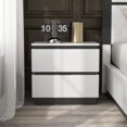thumbnail image 4 of Furniture of America Misti Contemporary Solid Wood Nightstand with USB in White, 4 of 8