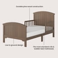 thumbnail image 5 of Child Craft Hampton Toddler Bed and Nightstand Bedroom Set, Low to Ground Design, Dusty Heather, 2-Piece, 5 of 8