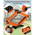 thumbnail image 4 of Kohree 2-Pack 8000lbs RV Scissor Jacks,Heavy Duty RV Trailer Camper Stabilizer Leveling with Crank Handle & Drill Bit,4-24" Adjustable Height,Orange, 4 of 9