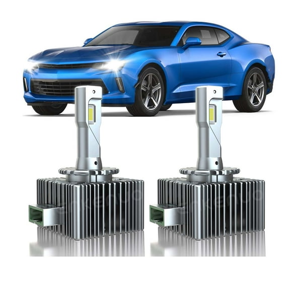 FZPJJNB For Chevrolet Camaro 2018 D3S/D3R LED Headlight Bulbs 6500k Super Bright White Conversion Kit