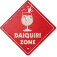 thumbnail image 1 of Daiquiri Vintage Crossing Sign Zone Xing | Indoor/Outdoor Plastic | 12" Tall Rustic Drink Frozen Cocktail Margarita, 1 of 3