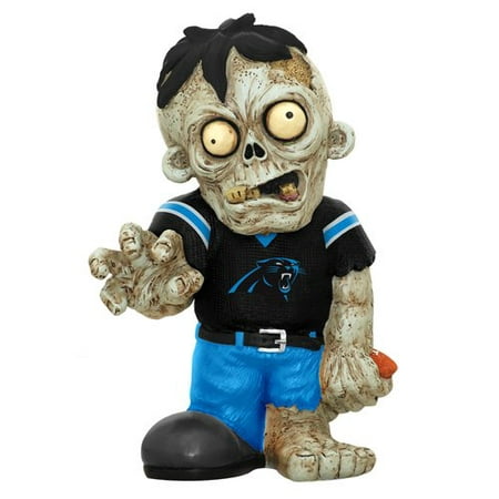 Forever Collectibles NFL Resin Zombie Figurine, Carolina Panthers