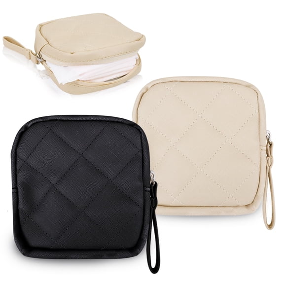 IBEQUEM 2Pcs  Sanitary Napkin Storage Bag, Portable Sanitary Pad Storage Bag,  Feminine Nursing Pad Holder for  Women, Ladies