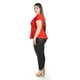 thumbnail image 2 of Blusa manga con detalle Roman Fashion /Tallas Extras, 12351 (Rojo) rojo 38, 2 of 6