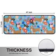 thumbnail image 5 of Kitchen Rugs Sets Of 2,Basset Hound Dog and Flower Anti Fatigue Kitchen Mat Rugs Non Slip Washable,Decorative Kitchen Floor Mats for Kitchen,Sink,Laundry,17"x47"+17"x47", 5 of 5