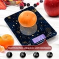 thumbnail image 5 of High Precision Digital Kitchen Scale Tempered Glass Food Scale Multifunction Scale Small Kitchen Appliances Twinkling Stars and Constellations, 5 of 7
