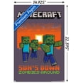thumbnail image 3 of Minecraft - Zombies Around Wall Poster, 14.725" x 22.375", 3 of 3