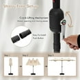 thumbnail image 4 of Topbuy 13 FT Patio Umbrella Double-Sided Market Umbrella with 36 Solar-Powered LED Lights Cross Base Included Beige, 4 of 10
