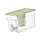 thumbnail image 5 of Hervidor de agua fría con grifo, jarra para jugo con grifo, dispensador de bebidas heladas de 4 l Verde, 5 of 9