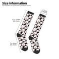 thumbnail image 2 of Easygdp Chaussettes de Sport Imprimées Baseball Mignonnes Chaussettes de Compression pour Hommes et Femmes, 2 of 6