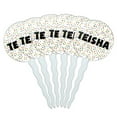thumbnail image 1 of Teisha Cupcake Picks Toppers - Set of 6 - Mutlicolored Speckles, 1 of 1