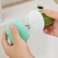 thumbnail image 4 of Stainless Steel Sponges, Cactus Wire Brush Cleaning Tools Storage Box With Handy And Beautiful Handle For Kitchen Living Room Doing Dishes Wok Stove, 4 of 5