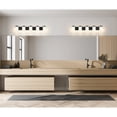 thumbnail image 3 of Z-Lite Burk 5 Light Vanity, Matte Black, 3 of 8