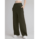 thumbnail image 2 of Pantalones Deportivos Holgados de Cintura Alta para Mujer, Verde , Talla XL, 2 of 4