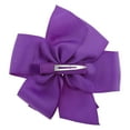 thumbnail image 5 of Unique Bargains 1 Pc Hair Clip Fashion Double Bow Hair Clips for Women Purple, 5 of 5