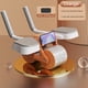 thumbnail image 4 of Entrenador abdominal 2 en 1, hasta 100 kg, rodillo de ejercicio abdominal de rebote automático, 4 of 5