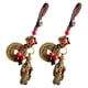 thumbnail image 2 of KAKOWELY 2 llaveros antiguos chinos con monedas y amuletos de la prosperidad., 2 of 5