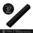 thumbnail image 4 of A&S Mezuzot Aluminum Mezuzah Case in Adi Sidler Side Design Door Mezuza for Parchment Scroll Home Blessing Decor (Black, 6 Inches), 4 of 6