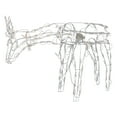 thumbnail image 3 of Northlight Lighted Feeding Reindeer Animated Outdoor Christmas Decoration - 42" - Clear Lights, 3 of 5