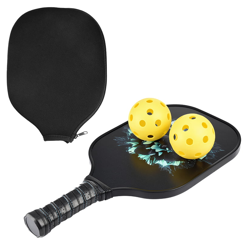 Pickleball Paddles Set Graphite Honeycomb Core Rackets USAPA Approved 4 Balls 