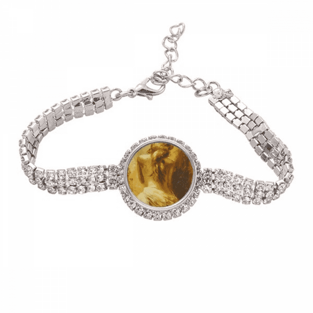 Blonde Back Babe Girl Pretty GAL Pulsera de tobillera de cadena de tenis, joyería de diamantes