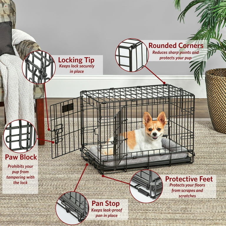 Top paw dog crate divider top