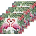 thumbnail image 2 of Two Flamingos Washcloths, Soft and Absorbent Cotton Towel, 4 Pack 12 X 12 Inches Premium Quick Dry Face Towel Wash cloth, 2 of 7