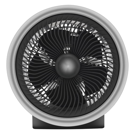 Pelonis 2-in-1 Turbo Fan and Heater 1500W Portable Ceramic Space Heater with Tip-Over Protection Black