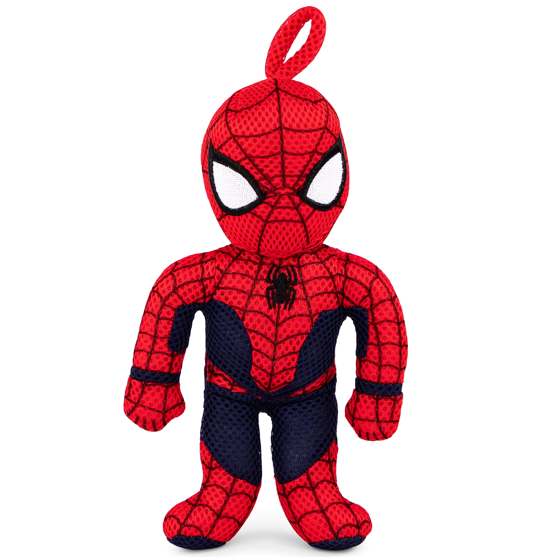 Spider-Man Kids Bath Scrubby, Bath Accessory, Microfiber, Red, Marvel