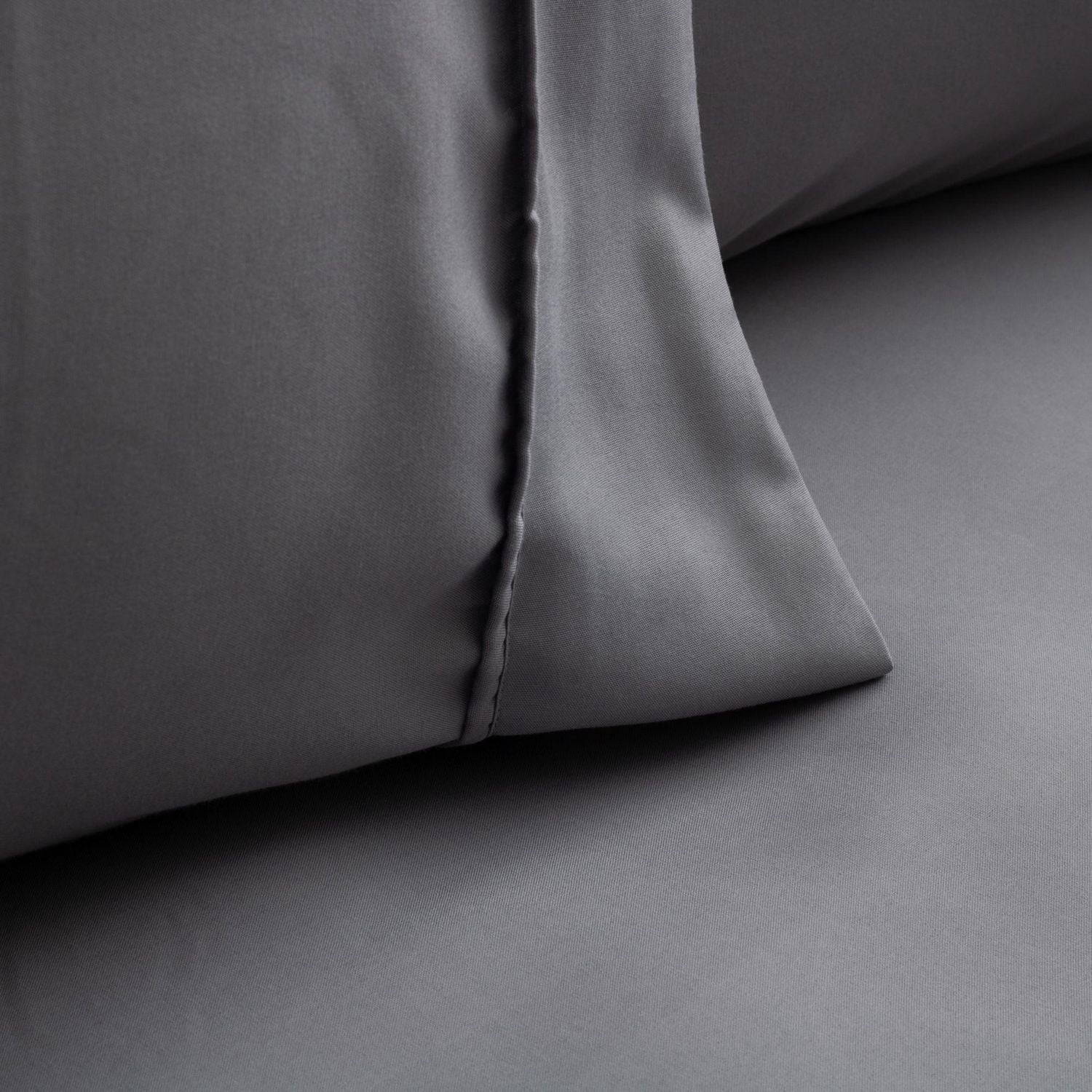 Safdie & Co. Premium Ultra Soft Bedding Sheet Set 4PC King Solid Light Grey