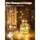 thumbnail image 3 of Guirnalda de luces Albelt, paquete de 2 unidades, 10 m, 100 LED, impermeables, 3 of 4