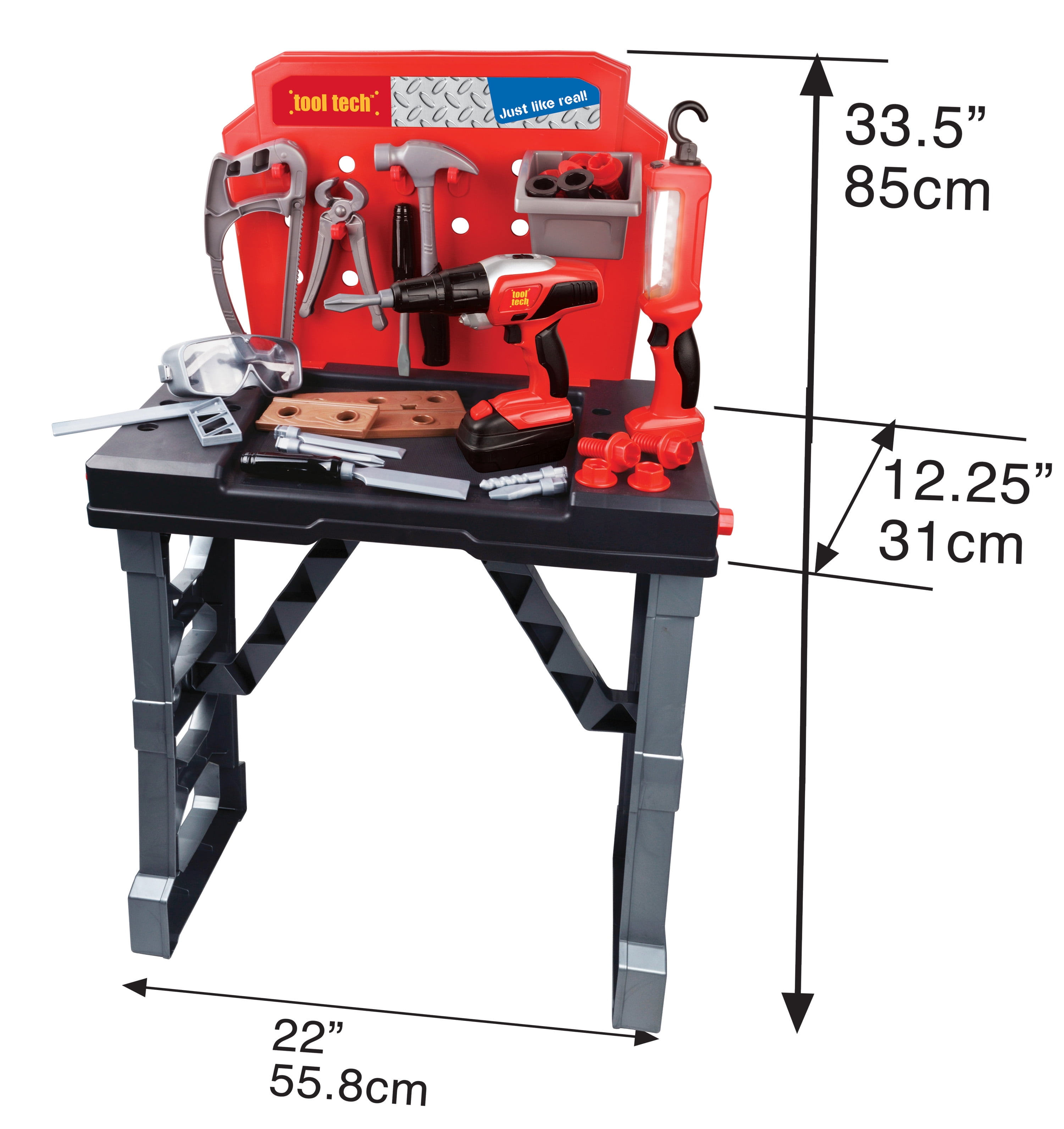 Tool Tech Deluxe Work Bench Just Like Real Walmart Com