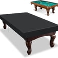 thumbnail image 4 of Billiard Pool Table Cover,Waterproof Fade Resistant Windproof Scratch Resistant Covers Cover for Pool Table Snooker Billiard Table (Black, 9FT: 112x62x8in), 4 of 4