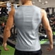 thumbnail image 4 of pstuiky Camisetas sin mangas para hombre, Camiseta de tirantes para hombre, color liso, para deportes al aire libre, fitness, tiras finas, transpirable. Camisas de hombre m, 4 of 5