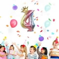 thumbnail image 2 of Pompotops Used For Birthday Party, Anniversary Celebration 32IN Number Decoration Clearance, 2 of 4