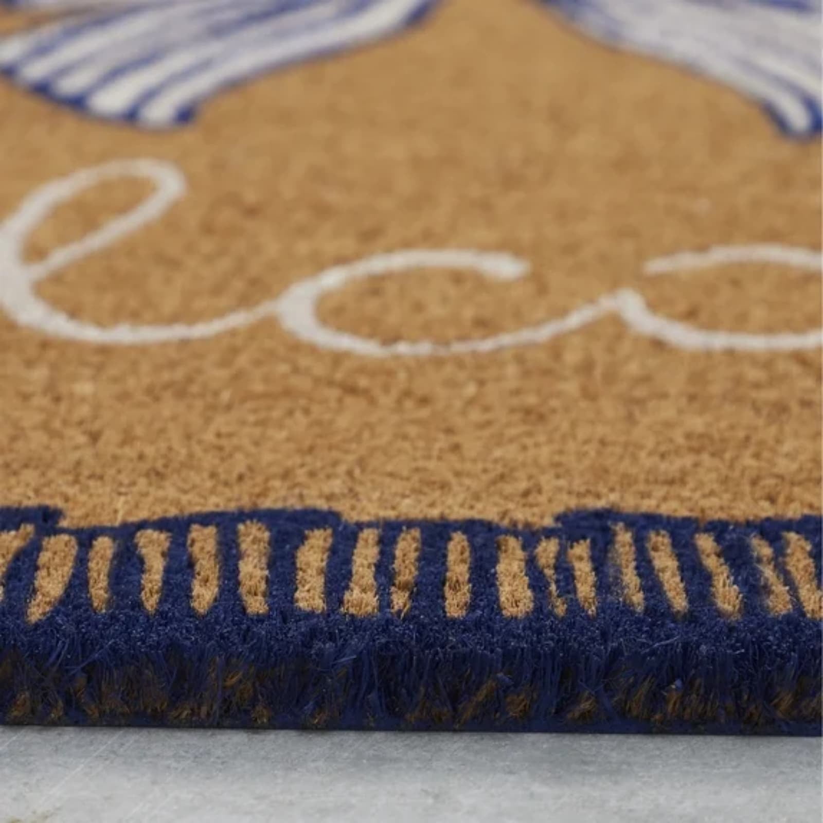 Bow Welcome Outdoor Doormat, 35*24", Non-Slip Entryway Rug for Home Entrance Indoor Outdoor Use